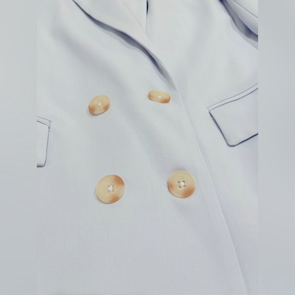 NEW BB DAKOTA BY STEVE MADDEN - OVERSIZED BLAZER in pale blue - Picture 6 of 10